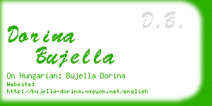 dorina bujella business card
